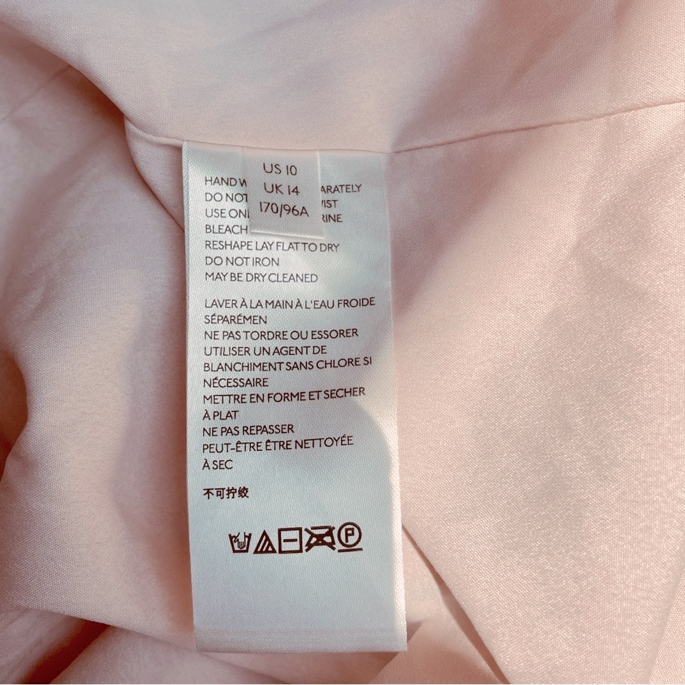 ANTHROPOLOGIE Amelie Camisole Top Sequins Pink Rose Size 10 - Picture 11 of 14